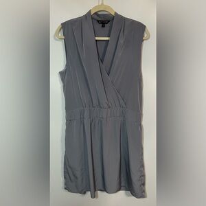 Express Elegant Gray Sleeveless Dress